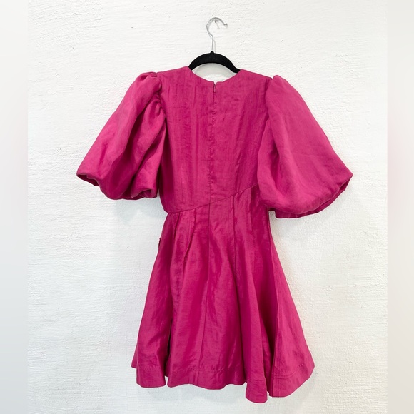 Aje Admiration Asymmetric Mini Dress Size 6 US 2 - Picture 5 of 6